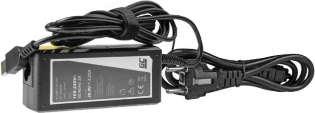Napájecí adaptér Green Cell Pro 65W 20V 3,25A pro Lenovo s konektorem Slim Tip