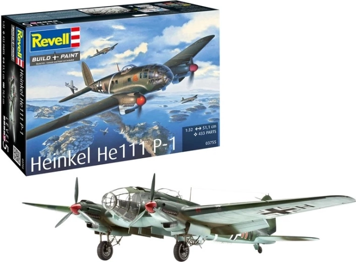 Plastikový model Revell Heinkel He 111P-1 v měřítku 1:32