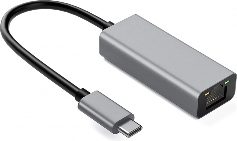 Hliníkový adaptér usb-c na rj45 gigabit