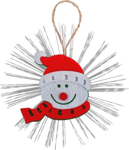 Závěsná vánoční LED dekorace – mix motivů