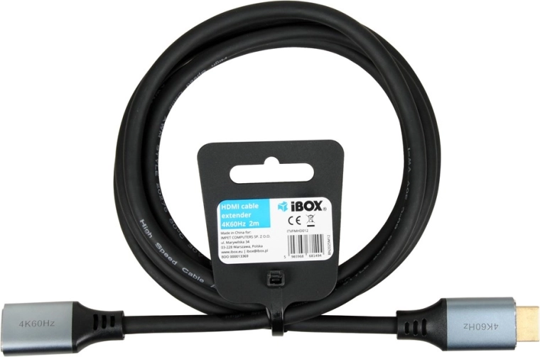 Kabel DisplayPort – HDMI 4K 60 Hz, zlaté konektory, 3 m