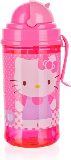 Láhev se slámkou 350 ml Hello Kitty