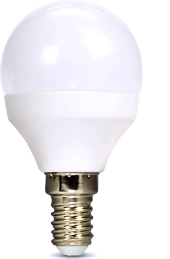 Solight LED žárovka miniglobe E14 6 W 6000 K 510 lm