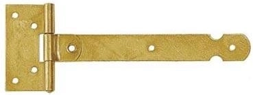Závěs brankový 200 × 30 × 2 mm, žlutě pozinkovaná ocel