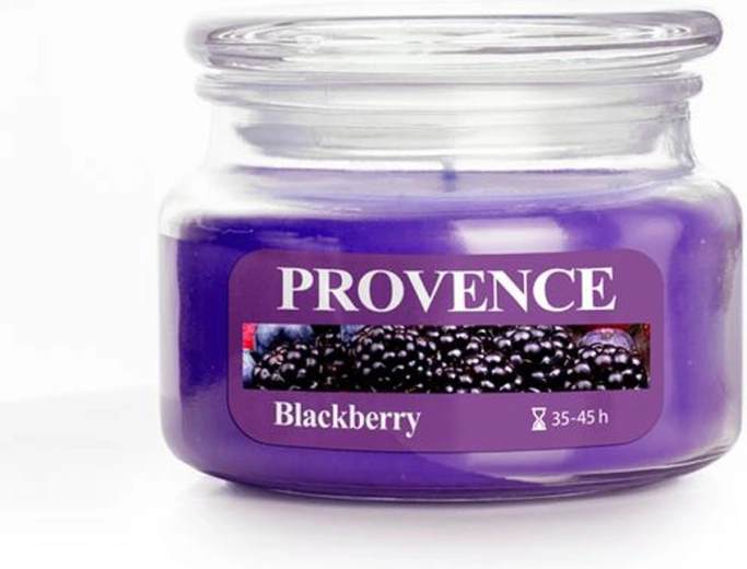 Vonná svíčka ve skle PROVENCE ostružina 45 hodin