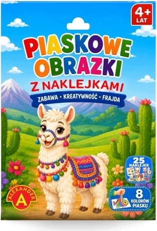Kreativní sada pískové obrázky alpaka