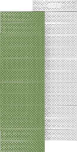 Skládací pěnová karimatka s reflexní vrstvou zelená