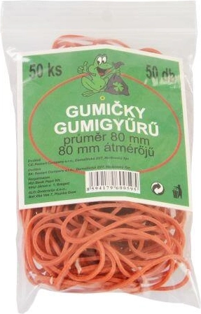 Gumičky 80 mm – balení 50 ks