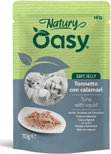 Oasy Nature Soft Jelly – tuniak so sépiou, kapsička 70 g