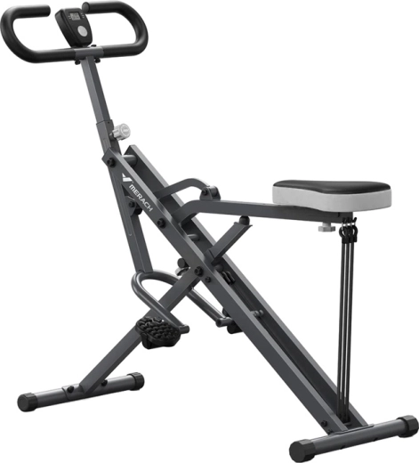 Merach stroj na dřepy s nastavitelným sklonem a odporem