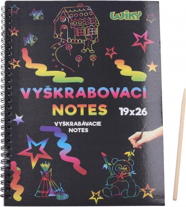 Vyškrabovací notes velký 10 listů
