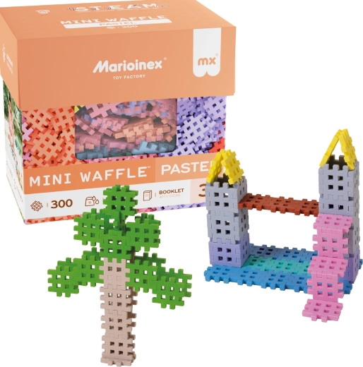 Stavebnice Marioinex Mini Waffle Pastel 300 dílků