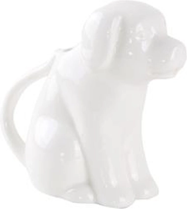 Keramická mlékovka ve tvaru psa 12,5 × 7 × 11,8 cm