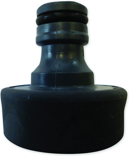 Šroubení pro zahradní hadici 3/4" se závitem, oranžovo-černé