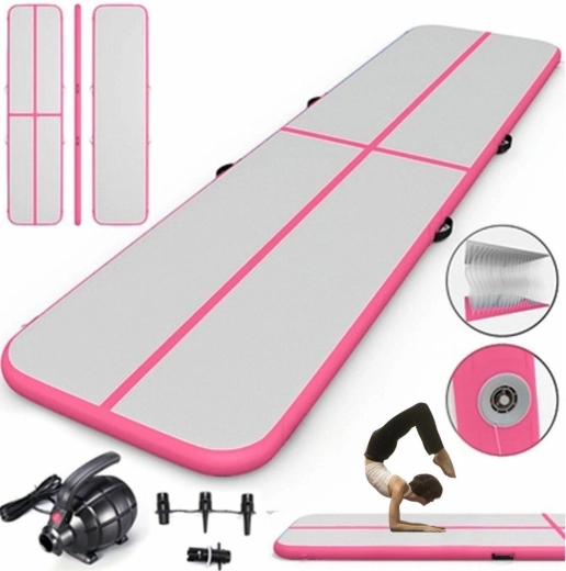 Nafukovací gymnastická žíněnka Airtrack 400 × 100 × 20 cm