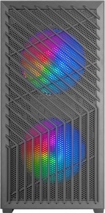 Počítačová skříň MARS MC‑Vortex mATX, 3× FRGB ventilátor