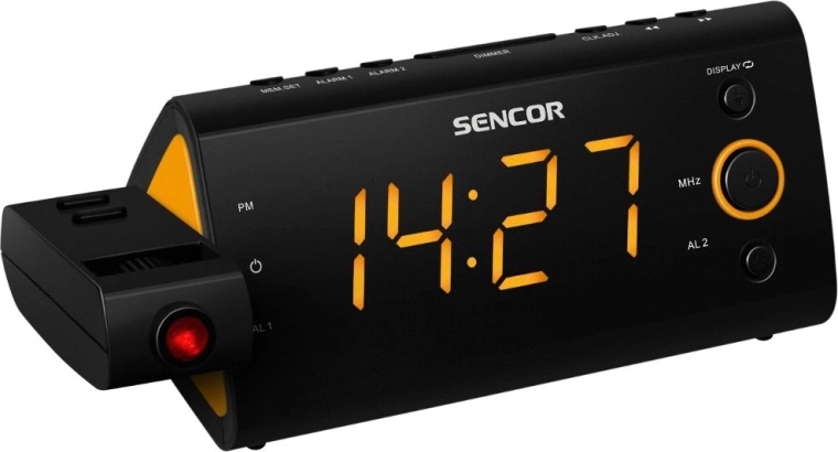 Sencor radiobudík s projekcí času