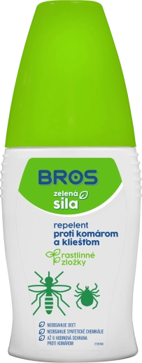Bros Zelená síla repelent proti komárům a klíšťatům 50 ml