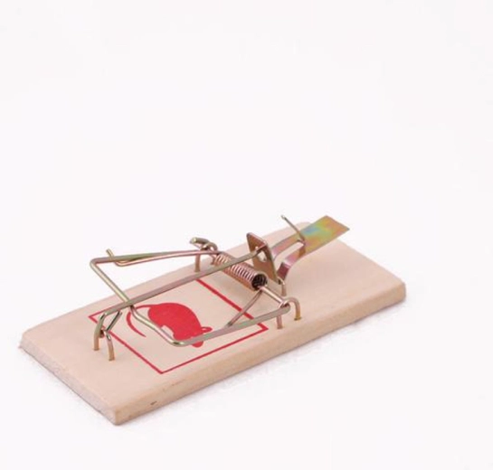 Dřevěná past na myši, sada 3 ks