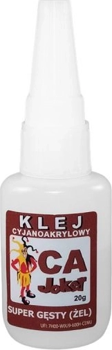 Kyanoakrylátové lepidlo Joker super husté (gel) 20 g (uzávěr s jehlou)