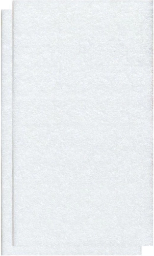Filcové samolepicí podložky pod nábytek 100 × 60 mm, bílá, 2 ks
