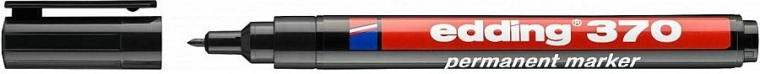 Permanentní popisovač Edding 370, černý