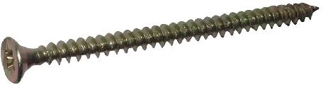 Univerzální vrut polozávit 6 × 140 mm žlutý zinek, 150 ks