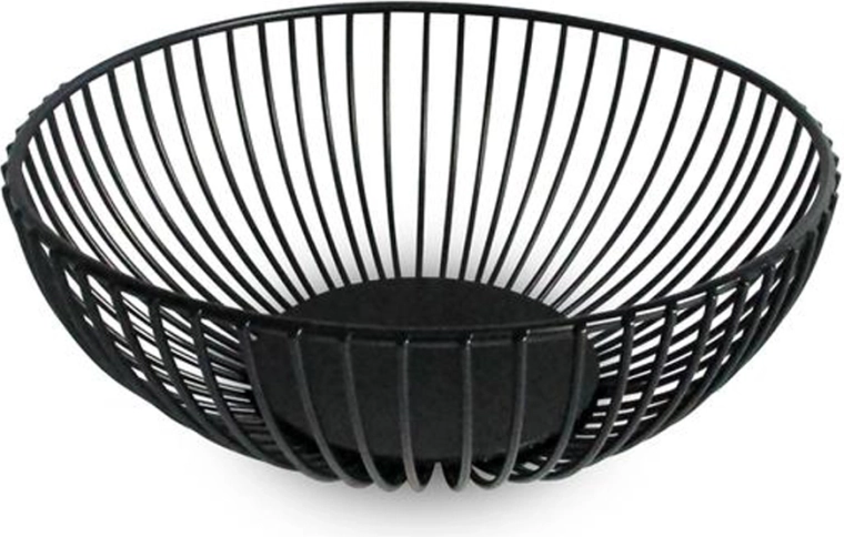 Drátěná mísa na ovoce Kitchisimo černá 18 cm