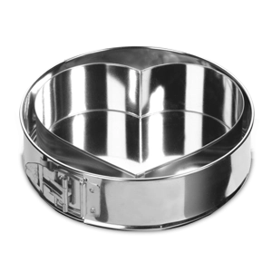 Tortová forma 24 cm s odnímatelným dnem a srdcovou vložkou