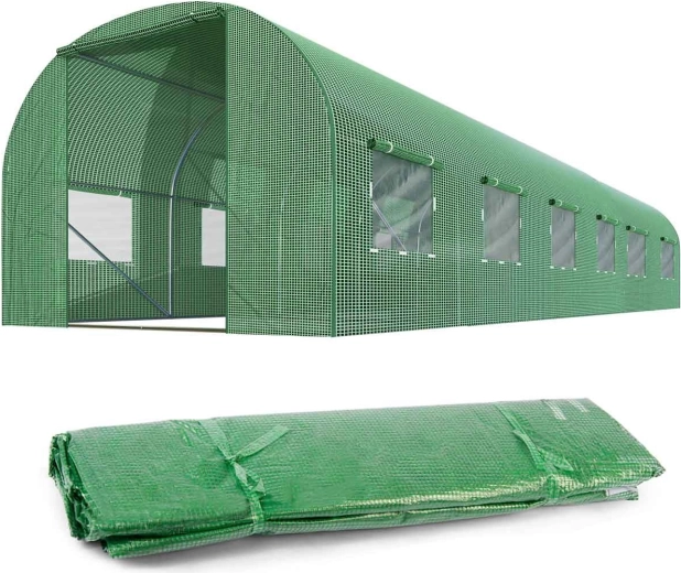 Náhradní plachta na zahradní fóliovník 3 × 6 m (18 m²) zelená