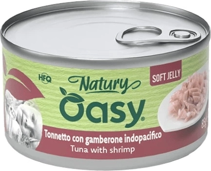 Oasy Nature Soft Jelly – tuňák s krevetami 150 g