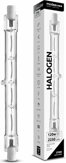 Modee halogenová žárovka R7S 118 mm 120 W teplá bílá, stmívatelná