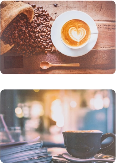 Prostírání Coffee 43 × 28 cm, polypropylen, mix dekorů