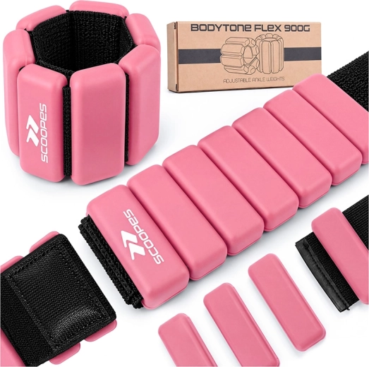 Nastavitelné zátěže BodyTone Flex 450 g růžové