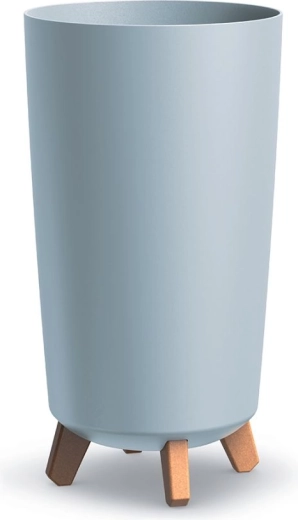 Květináč Gracia Tubus Slim 24 cm světle šedý