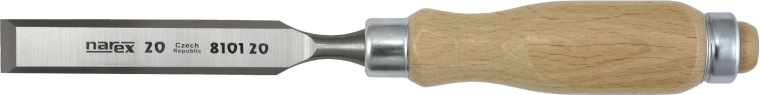 Ploché dláto s dřevěnou rukojetí 10 mm