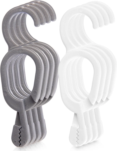 Klipsy na ručníky s háčkem, sada 8 ks