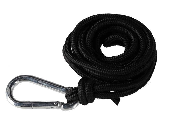 Sada pro zavěšení houpací sítě – popruhy s karabinami, nosnost 200 kg