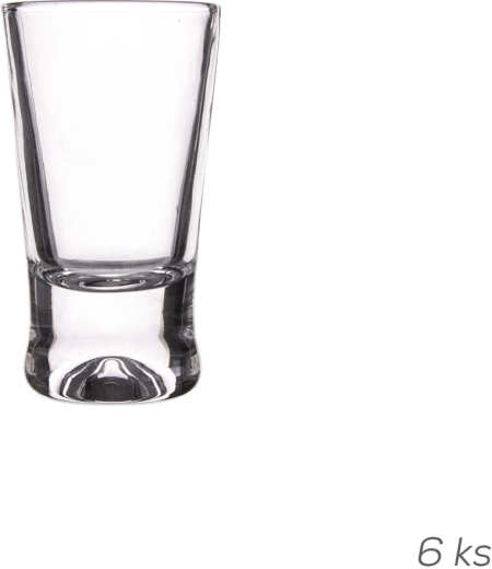 Skleněné odlivky Glas 0,025 l (6 ks)