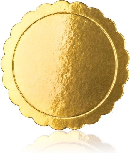 Oboustranná zlatá podložka pod dort 25,5 cm