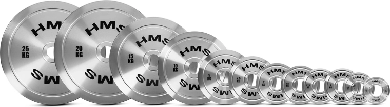 Ocelový olympijský kotouč HMS 15 kg