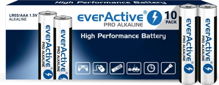 Alkalické baterie EVERACTIVE pro alkaline AAA (LR03) 1 ks