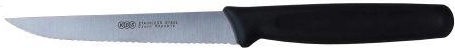 Steakový nůž s černou rukojetí 115 mm