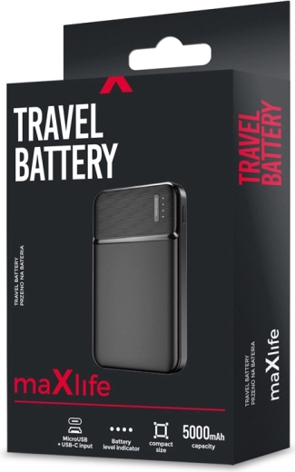 Powerbanka Maxlife 5000 mAh MXPB-01