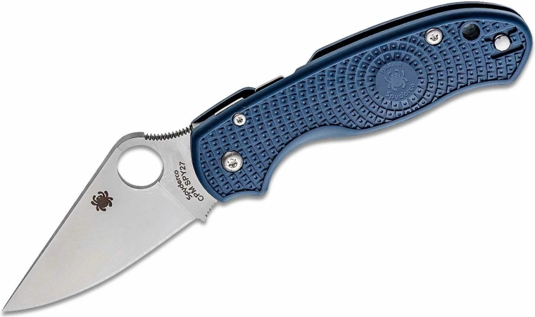 Lehký kapesní nůž Spyderco Para 3 Lightweight, CPM-SPY27, saténová čepel, kobaltově modrý FRN