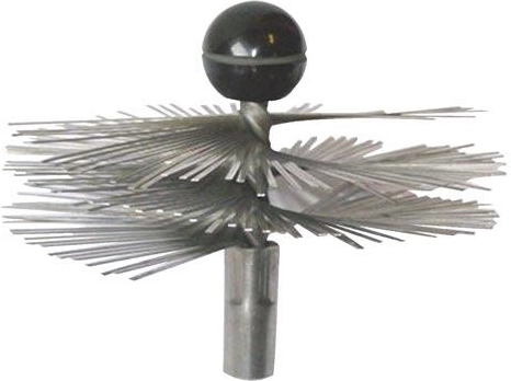 Nerezový kominický kartáč 180 mm