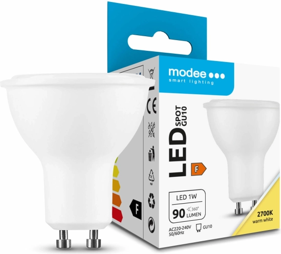 LED bodová žárovka GU10 1 W 2700 K 90 lm Modee Lighting