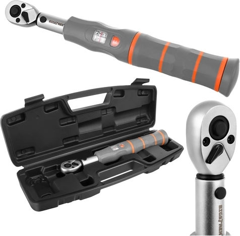 Momentový klíč 1/4" 2–26 Nm BIGSTREN s ráčnou a kalibračním certifikátem