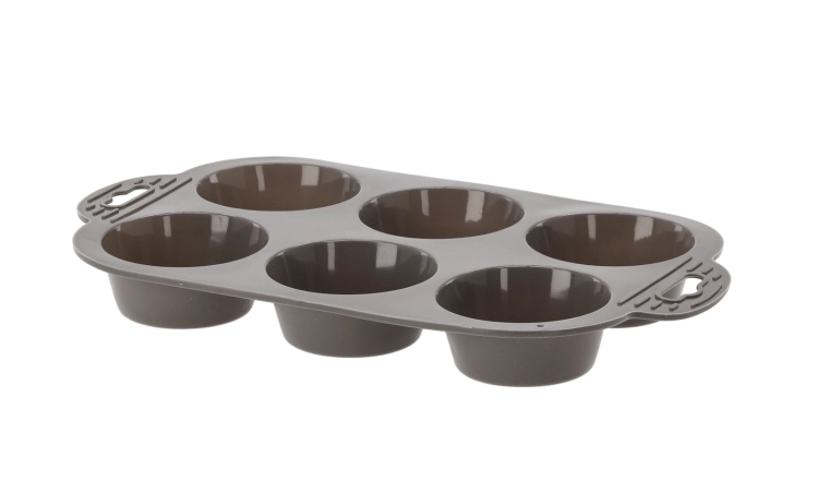 Silikonová forma na muffiny 6 ks s úchyty