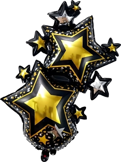 Sada narozeninových balónků Happy Birthday, velké, 5 ks